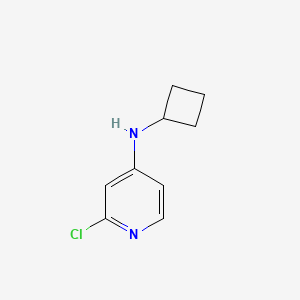 molecular formula C9H11ClN2 B1449220 2-chloro-N-cyclobutylpyridin-4-amine CAS No. 1289208-41-8