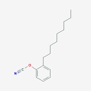 molecular formula C16H23NO B14492209 2-Nonylphenyl cyanate CAS No. 63842-26-2