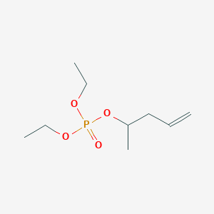 molecular formula C9H19O4P B14492244 Diethyl pent-4-en-2-yl phosphate CAS No. 64020-34-4