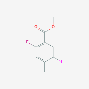 molecular formula C9H8FIO2 B1449238 Methyl 2-fluoro-5-iodo-4-methylbenzoate CAS No. 1427195-21-8