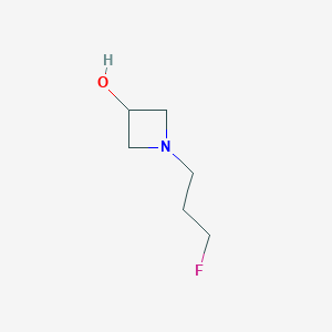 molecular formula C6H12FNO B1449240 1-(3-Fluoropropyl)azetidin-3-ol CAS No. 1542666-89-6