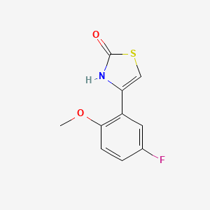 4-(5-Fluoro-2-methoxyphenyl)thiazol-2-ol