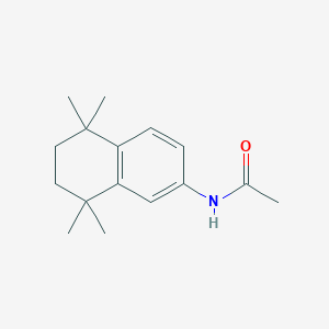 molecular formula C16H23NO B144926 N-(5,5,8,8-Tetramethyl-5,6,7,8-tetrahydronaphthalen-2-YL)acetamide CAS No. 139162-43-9