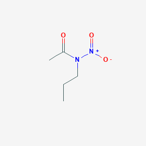 molecular formula C5H10N2O3 B14492646 N-Nitro-N-propylacetamide CAS No. 63832-65-5