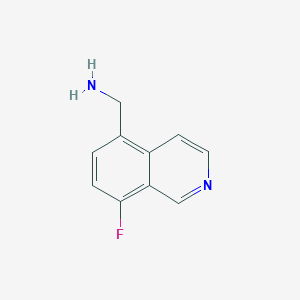 (8-Fluoroisoquinolin-5-yl)methanamine