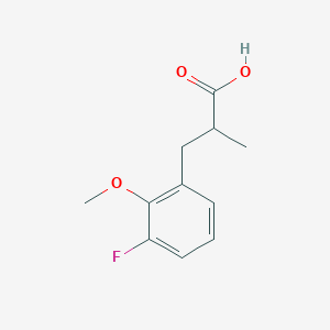 3-(3-Fluoro-2-methoxyphenyl)-2-methylpropanoic acid