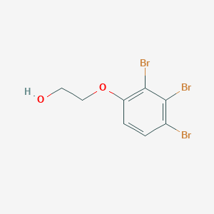 molecular formula C8H7Br3O2 B14492686 2-(2,3,4-Tribromophenoxy)ethan-1-ol CAS No. 63713-71-3