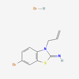 3-allyl-6-bromobenzo[d]thiazol-2(3H)-imine hydrobromide