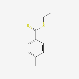 molecular formula C10H12S2 B14492751 Ethyl 4-methylbenzene-1-carbodithioate CAS No. 63385-22-8