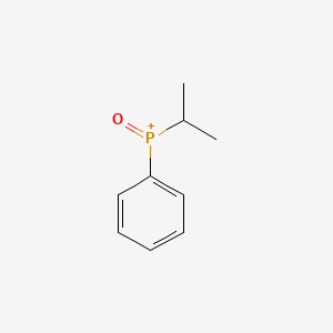 molecular formula C9H12OP+ B14492767 Oxo(phenyl)(propan-2-yl)phosphanium CAS No. 63762-20-9