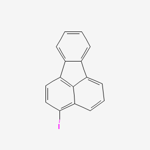 molecular formula C16H9I B14492789 3-Iodofluoranthene CAS No. 63277-99-6