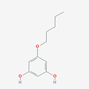 molecular formula C11H16O3 B14492812 5-(Pentyloxy)benzene-1,3-diol CAS No. 63409-47-2