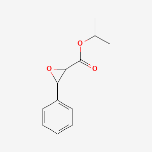 molecular formula C12H14O3 B14492819 Propan-2-yl 3-phenyloxirane-2-carboxylate CAS No. 65017-34-7