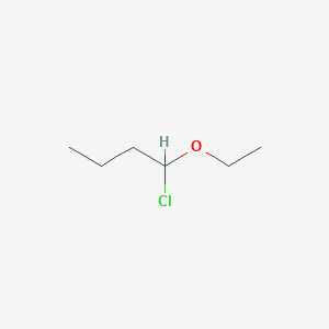 molecular formula C6H13ClO B14492826 1-Chloro-1-ethoxybutane CAS No. 63220-76-8
