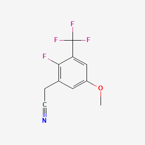 2-Fluoro-5-methoxy-3-(trifluoromethyl)phenylacetonitrile