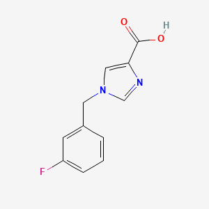 1-(3-Fluorobenzyl)-1H-imidazole-4-carboxylic acid
