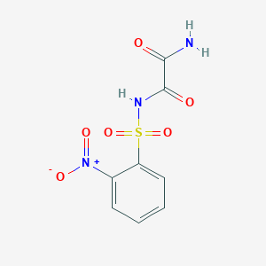 molecular formula C8H7N3O6S B14492882 N~1~-(2-Nitrobenzene-1-sulfonyl)ethanediamide CAS No. 65644-22-6