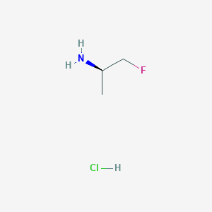 molecular formula C3H9ClFN B1449289 (R)-1-Fluoro-2-propylamine Hydrochloride CAS No. 273734-17-1
