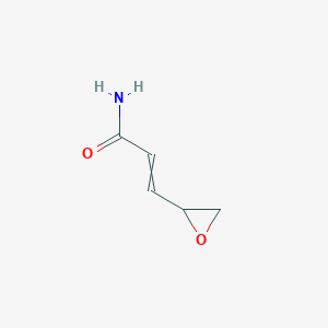 molecular formula C5H7NO2 B14492949 3-(Oxiran-2-yl)prop-2-enamide CAS No. 65423-13-4