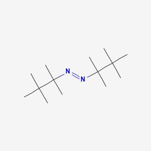 molecular formula C14H30N2 B14492977 (E)-Bis(2,3,3-trimethylbutan-2-yl)diazene CAS No. 63726-62-5
