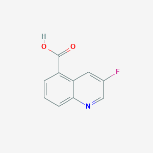 molecular formula C10H6FNO2 B1449302 3-氟喹啉-5-羧酸 CAS No. 1824050-94-3
