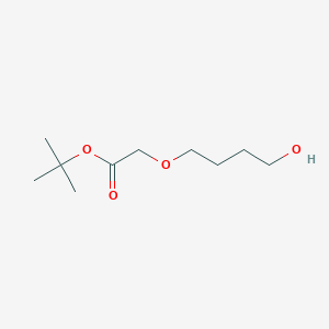 molecular formula C10H20O4 B1449306 tert-butyl 2-(4-hydroxybutoxy)acetate CAS No. 475086-57-8
