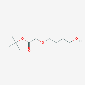 molecular formula C10H20O4 B1449306 2-(4-hydroxybutyloxy)acetic Acid Tert-Butyl Ester CAS No. 475086-57-8