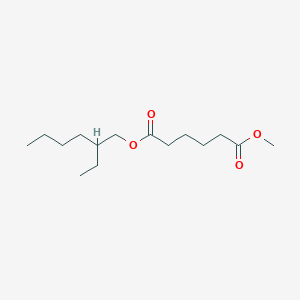 molecular formula C15H28O4 B14493084 2-Ethylhexyl methyl hexanedioate CAS No. 64573-69-9