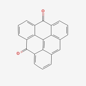 molecular formula C22H10O2 B14493099 4h,8h-Dibenzo[cd,mn]pyrene-4,8-dione CAS No. 65171-43-9