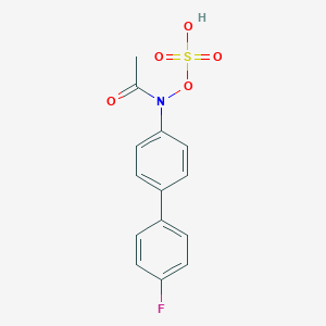 [N-acetyl-4-(4-fluorophenyl)anilino] hydrogen sulfate
