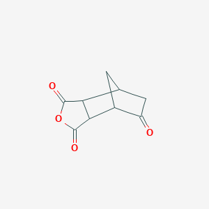 molecular formula C9H8O4 B14493114 Tetrahydro-4,7-methano-2-benzofuran-1,3,5(4h)-trione CAS No. 63699-51-4