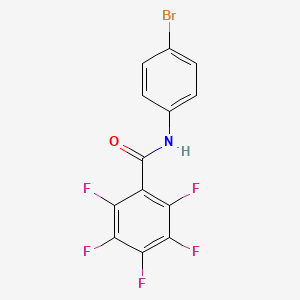 molecular formula C13H5BrF5NO B14493213 N-(4-Bromophenyl)-2,3,4,5,6-pentafluorobenzamide CAS No. 63462-61-3