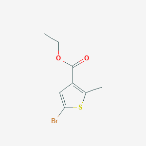 molecular formula C8H9BrO2S B1449326 5-Bromo-2-methyl-thiophene-3-carboxylic acid ethyl ester CAS No. 1824068-41-8