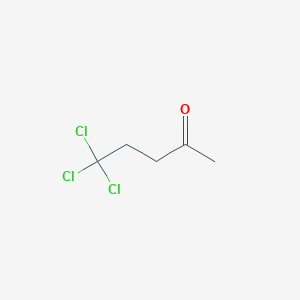 molecular formula C5H7Cl3O B14493266 5,5,5-Trichloropentan-2-one CAS No. 63385-58-0