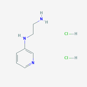 molecular formula C7H13Cl2N3 B1449327 N1-Pyridin-3-yl-ethane-1,2-diamine dihydrochloride CAS No. 1965308-83-1
