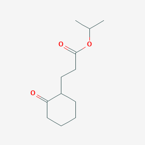 molecular formula C12H20O3 B14493326 Propan-2-yl 3-(2-oxocyclohexyl)propanoate CAS No. 64960-84-5