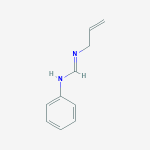 molecular formula C10H12N2 B14493350 N-Phenyl-N'-prop-2-en-1-ylmethanimidamide CAS No. 64547-27-9