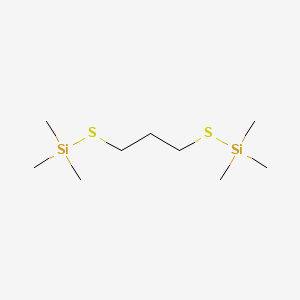 molecular formula C9H24S2Si2 B14493360 3,7-Dithia-2,8-disilanonane, 2,2,8,8-tetramethyl- CAS No. 63882-88-2