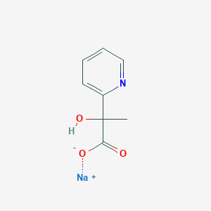 molecular formula C8H8NNaO3 B1449340 Sodium 2-hydroxy-2-(pyridin-2-yl)propanoate CAS No. 183162-69-8