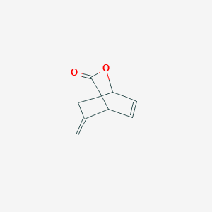 molecular formula C8H8O2 B14493453 8-Methylidene-2-oxabicyclo[2.2.2]oct-5-en-3-one CAS No. 65370-35-6