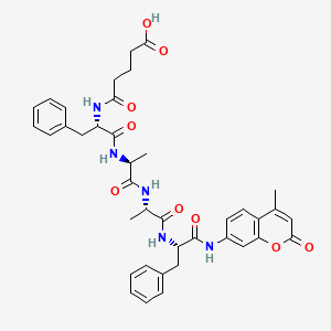 molecular formula C39H43N5O9 B1449347 谷氨酰-Phe-Ala-Ala-Phe-AMC CAS No. 351858-67-8