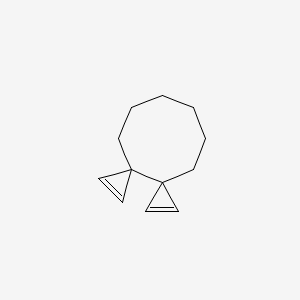 molecular formula C12H16 B14493488 Dispiro(2.0.2.6)dodeca-1,5-diene CAS No. 64371-17-1