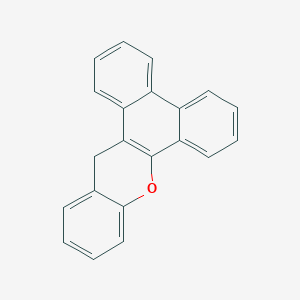 molecular formula C21H14O B14493495 Dibenzoxanthene CAS No. 64093-64-7
