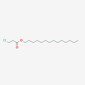 molecular formula C17H33ClO2 B14493516 Tetradecyl 3-chloropropanoate CAS No. 64120-16-7