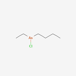molecular formula C6H14AsCl B14493527 Arsine, butylchloroethyl- CAS No. 64049-05-4