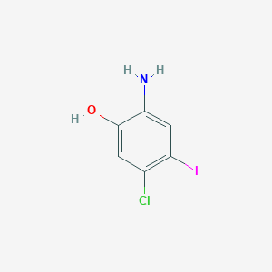 molecular formula C6H5ClINO B1449356 2-Amino-5-chloro-4-iodophenol CAS No. 1037298-24-0
