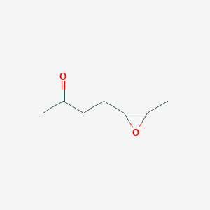 molecular formula C7H12O2 B14493560 4-(3-Methyloxiran-2-yl)butan-2-one CAS No. 64066-00-8