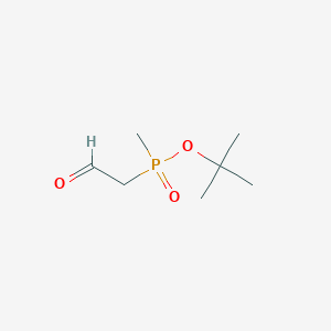 molecular formula C7H15O3P B14493568 tert-Butyl methyl(2-oxoethyl)phosphinate CAS No. 63135-99-9