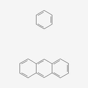 molecular formula C20H16 B14493579 Anthracene--benzene (1/1) CAS No. 64560-10-7