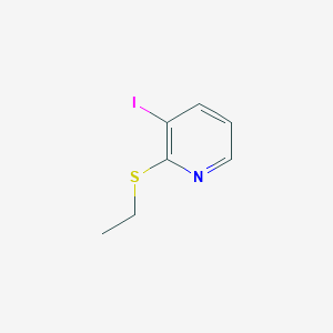 molecular formula C7H8INS B1449361 2-Ethylsulfanyl-3-iodo-pyridine CAS No. 1643458-43-8